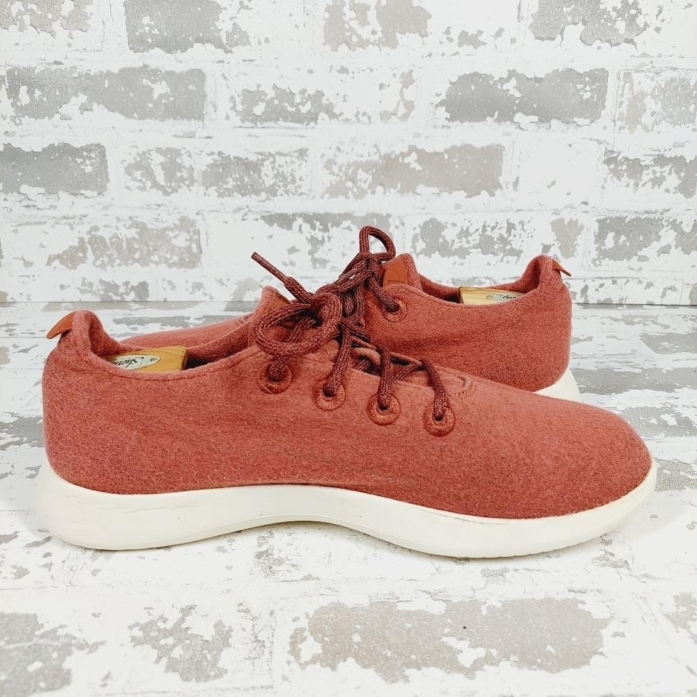 Allbirds Men's Wool Runners Sunkissed & Cream Sole Comfort Shoes H837 - Picture 2 of 9